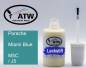 Preview: Porsche, Miami Blue, M5C / J5: 20ml Lackstift, von ATW Autoteile West.